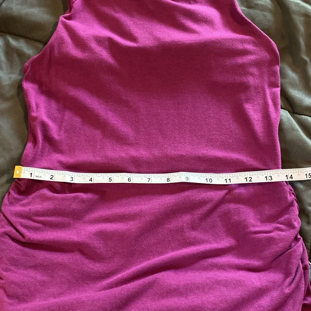 Athleta Knit Ruched Racerback Dress - Picture 8 of 10